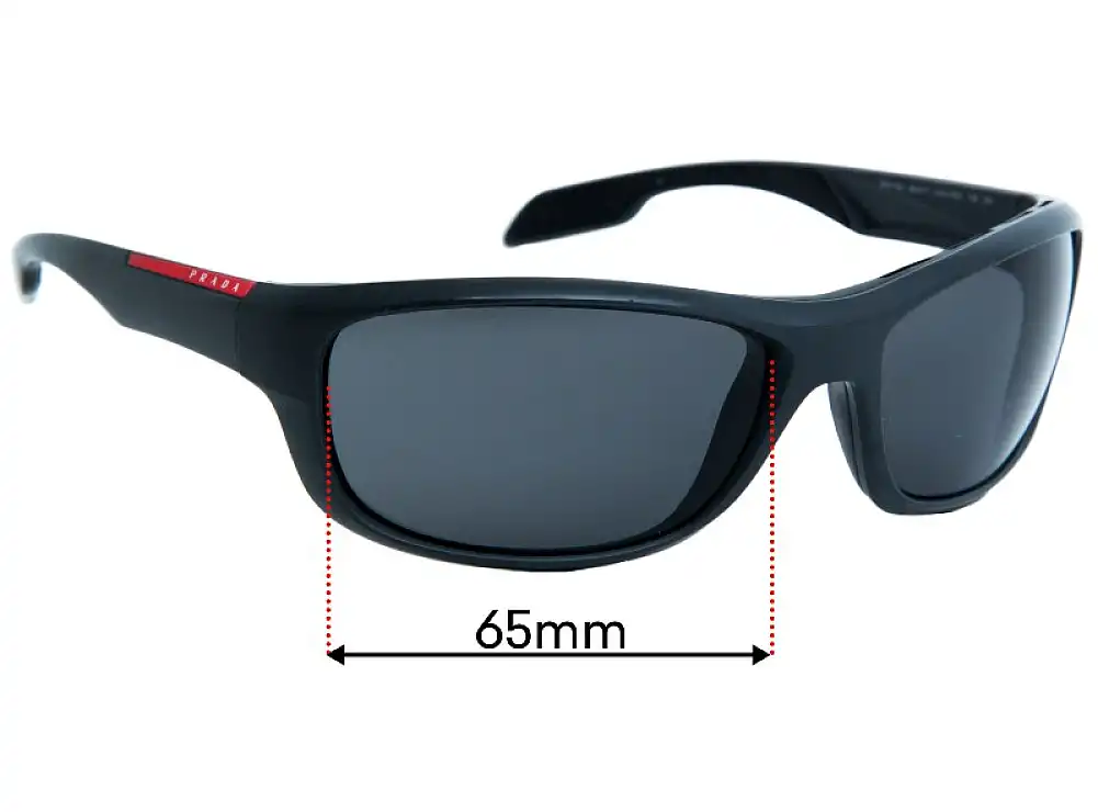 Prada SPS13U 65mm Replacement Lenses by Sunglass Fix™